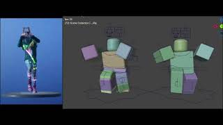 Blender  Old School Emote Reanimated [upl. by Care142]