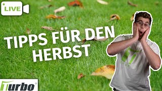 Tipps für den Herbst  Rasen QampA 🌱  Turbogrün 🔴 [upl. by Yasdnyl]