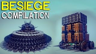 ►Besiege Compilation  Medieval machines [upl. by Audrit]