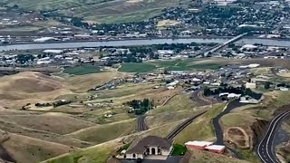 Driving from Kennewick Washington to Lewiston Idaho [upl. by Iosep]