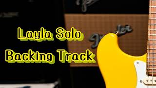 Layla Eric Clapton Solo Backing Track  Standard Tune [upl. by Anidualc587]