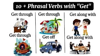 10 Common Phrasal Verbs with quotGetquot  phrasalverbs [upl. by Anawahs]