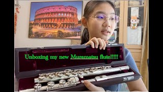 Unboxing my new Muramatsu flute [upl. by Htomit]