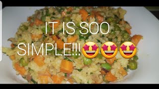 FRIED VEGETABLE RICE RECIPE [upl. by Laefar412]