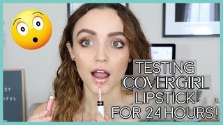 TESTING LIPSTICK FOR 24 HOURS [upl. by Niwdog]