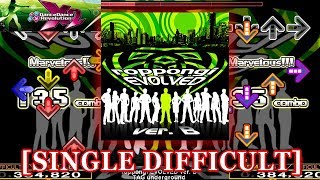 【DDR X2】 roppongi EVOLVED verB SINGLE DIFFICULT 譜面確認＋クラップ [upl. by Dorn]