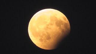 PARTIAL LUNAR ECLIPSE 7 August 2017 in Timelapse [upl. by Yknip352]