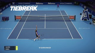 TIEBREAK  Carlos Alcaraz Vs Alexander Zverev I Nitto ATP Finals I Expert Difficulty PS5 [upl. by Natal]