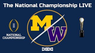 The 2024 College Football National Championship Game 1 Michigan vs 2 Washington [upl. by Titus]