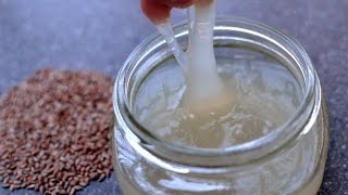 DIY Flax Seed Hair Mask  for Smooth Detangle and Shiny hair  Lookbeautiful Nancy [upl. by Aerdnod]