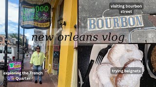 Day 1 in New Orleans  Visiting Cafe Beignet  My first taste of NOLA [upl. by Dubois460]