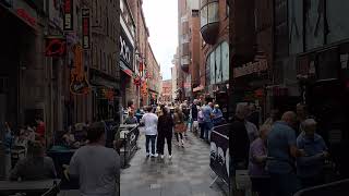 Saturday afternoon on Mathew Street in Liverpool England shorts beatles liverpool [upl. by Yllor]