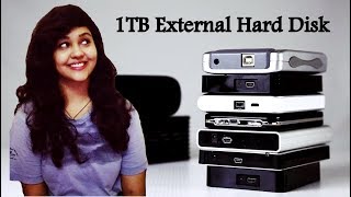 5 Best 1TB External Hard Disk in India [upl. by Wilow]