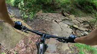 Mountain Biking Devils Den State Park AR  Riding We Can Take It [upl. by Drahser]