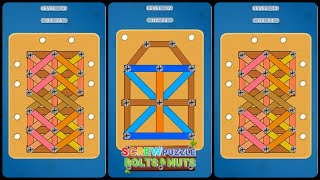 Wood Nut amp Bolt  Screw Puzzle Gameplay Android [upl. by Acirrehs]