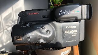 Canon ES1000 Hi8 Camcorder Test Footage Hifi Stereo [upl. by Pris]