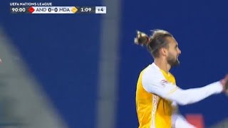 Andorra vs Moldova 01 Virgiliu Postolachi score late goal to earn win for Moldova Match recap [upl. by Aninay152]