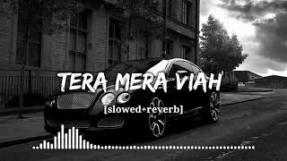 Tera Mera Viah  Slowed Reverb  Jass Manaksrlofi71 [upl. by Kcirdec]