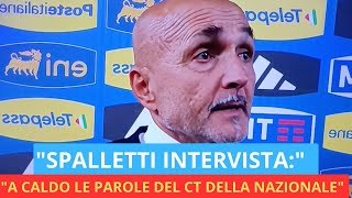 SPALLETTI INTERVISTA POST ITALIA  BELGIO [upl. by Ydniw]