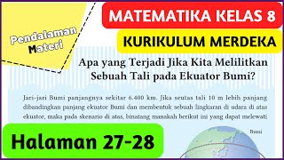 Matematika Kelas 8 Halaman 27 28 Kurikulum Merdeka Pendalaman Materi Bab 1 [upl. by Enyrat]