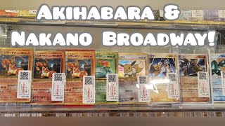 Pokémon Cards at AKIHABARA amp NAKANO BROADWAY 2021 [upl. by Irafat]