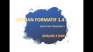 Fizik Tingkatan 4 Persamaan Gerakan Linear Latihan Formatif 21 [upl. by Courtund]