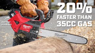 MILWAUKEE M18 Top Handle Chainsaw is the ULTIMATE SOLUTION for Outdoor Power Equipment 282620T [upl. by Neu]