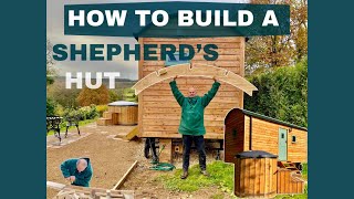 How to Build a Shepherds Hut Part 1  Making Roof Trusses [upl. by Oijile]