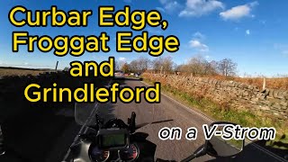 Peak District Ride  Curbar amp Froggat Edge and Grindleford [upl. by Sklar]