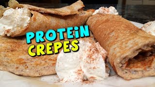 Easy Protein Crepes  Healthy Crepe Recipe [upl. by Desiree]