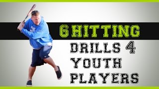 6 Baseball Hitting Drills for Youth Players [upl. by Achilles]