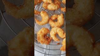 How to make crispy panko fried shrimp at home [upl. by Humph592]