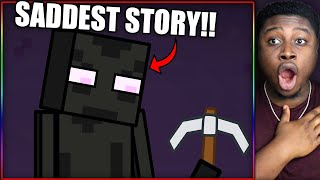 ENDERMAN BACKSTORY REVEALED  The Story of Minecrafts First Enderman Reaction [upl. by Hyatt]