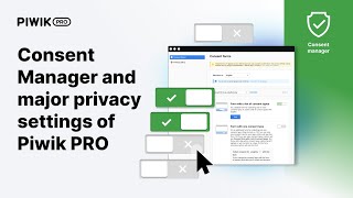 Consent Manager and major privacy settings of Piwik PRO [upl. by Eneluqcaj]