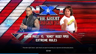 WWE 2K24 DAMIAN VS ROWDY PLPER EXTREME RULES FULL MATCH LIVE wwe youtube viralvideo wwe raw [upl. by Atnauqahs320]