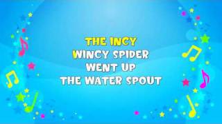 Incy Wincy Spider  Sing A Long  Nursery Rhyme  KiddieOK [upl. by Behnken]