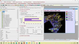 TerrSet Change detection Change Analysis Map persistence Gain amp Loss Step2 [upl. by Waddell]