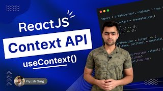 React Context API in One Video  ReactJS  ReactJS Tutorial In Hindi [upl. by Jeritah]