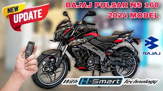 Bajaj Pulsar NS 160 New Model 2024  Review  New Features  Price  Mileage  Top Speed [upl. by Noitsirhc]