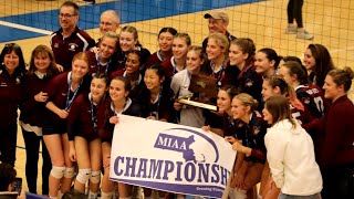 MIAA Volleyball Division 2 State Finals  11182023 [upl. by Adrianna]