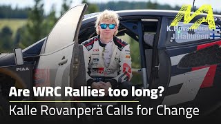 Is Kalle Rovanperä right to say WRC rallies are too long [upl. by Mcleroy]