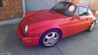 1993 Porsche 911964 RS America  Start up amp walk around [upl. by Corson]