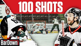 WE TOOK 100 SHOTS ON AN OHL GOALIE AND SCORED [upl. by Annora]