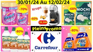 Catalogue Carrefour Bons Plans De La Semaine Prochaine Du 300124 Au 120224 [upl. by Lienaj]