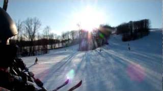 Chairlift ride  Mount St Louis Moonstone [upl. by Eiwoh857]