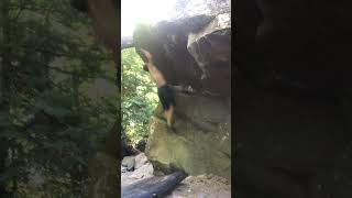 Thugged Out Dyno V34 Chippewa Creek Bouldering [upl. by Eimmij]