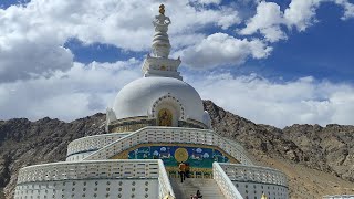 Shanti Stupa leh ladakhtourism buddhism vlogs travel ladakh viralvideo india [upl. by Stichter313]