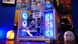 Lian Li O11 Vision InDepth Build guide  240mm AIO Intel Core i514600K Corsair 7200 MTs RAM [upl. by Neibart]