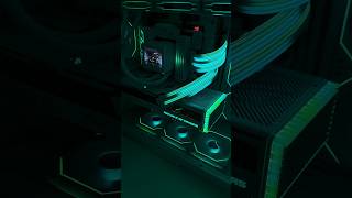 Dark Teal 🖤💚 gaminglife gaming rgbsetup custompc gamingsetup rgbpcbuild pcbuild rgbpc [upl. by Normy]