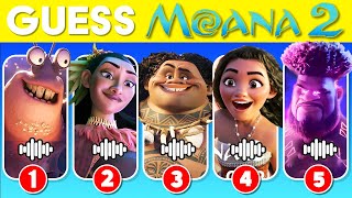 Guess The Moana 2 Movie Were Back Characters by Voice 2 🌊🏝️🌺 Moana 2 Trailer Songs Quiz  fastQUIZ [upl. by Deborah]